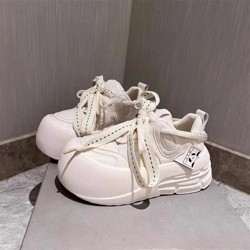 PandaStyle Luxe Leather Sneakers for Women ATHLEXES