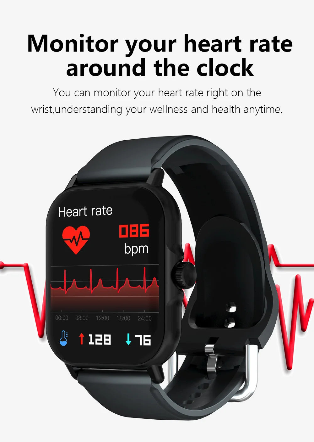 LAXASFIT 2024 Premium Smart Fitness Watch ATHLEXES
