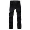 Classic Black Biker Stretch Denim Trousers ATHLEXES