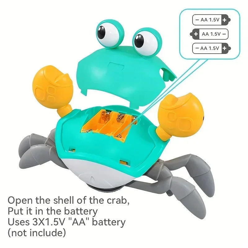 CrawlyFun Interactive Crab Toy for Kids ATHLEXES