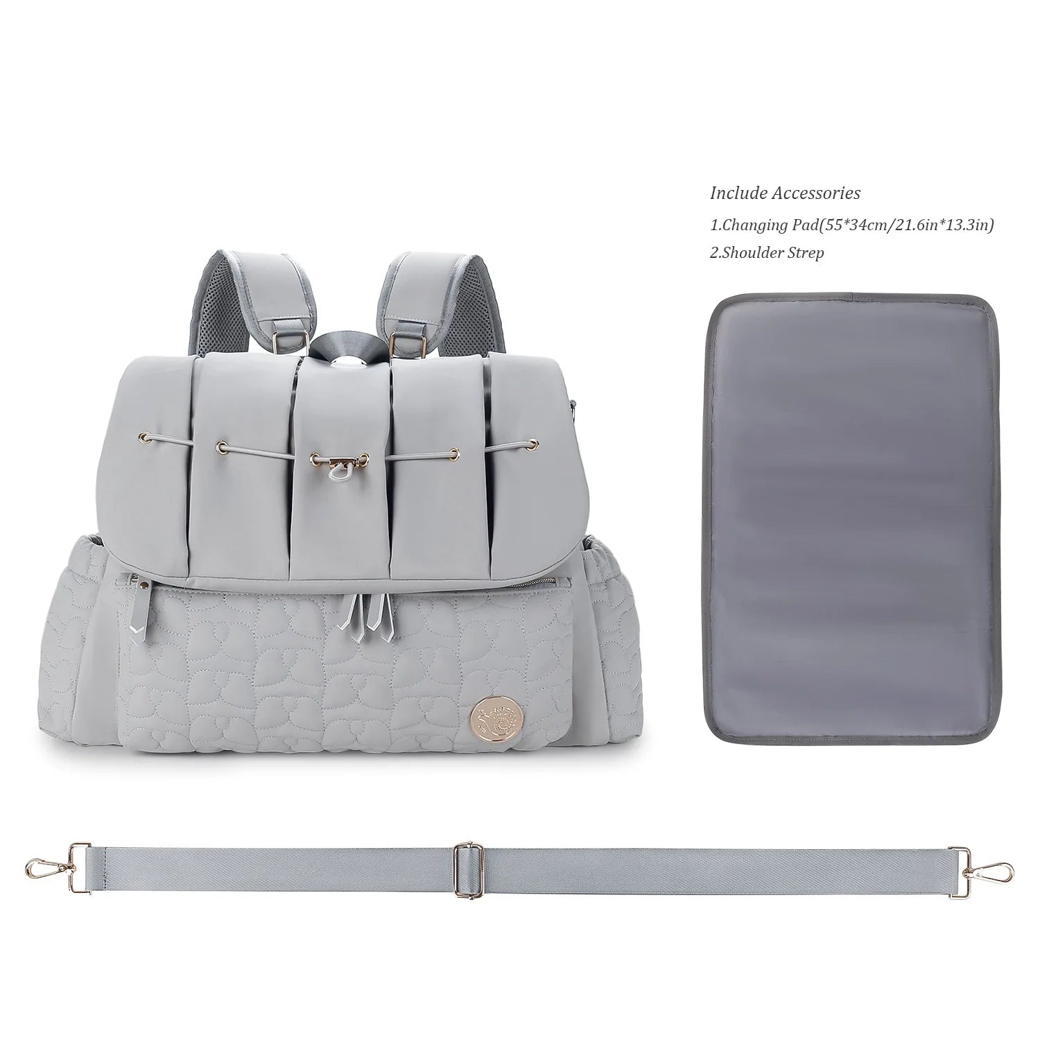 ChicBaby Waterproof Diaper Backpack with Changing Pad ATHLEXES