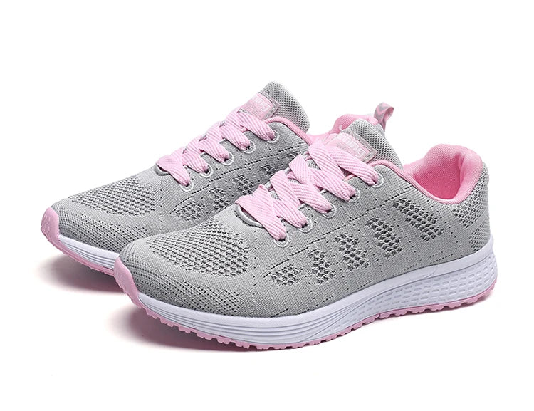 BreatheEasy Women's White Athletic Sneakers for Sport and Casual Wear ATHLEXES