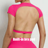 BreezeFit Backless Yoga Crop Top for Women ATHLEXES