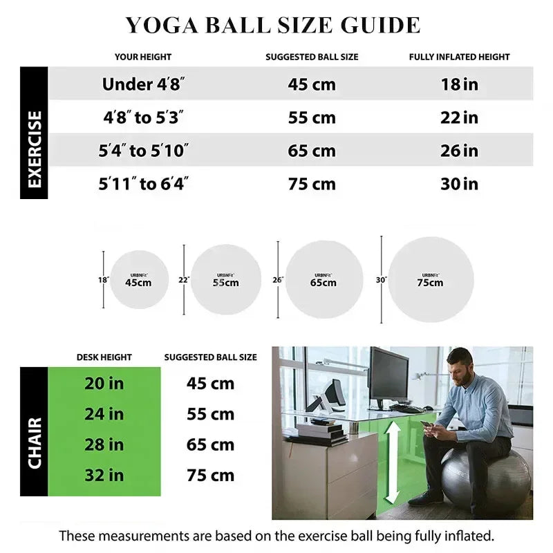 CoreBalance Premium Yoga Ball ATHLEXES
