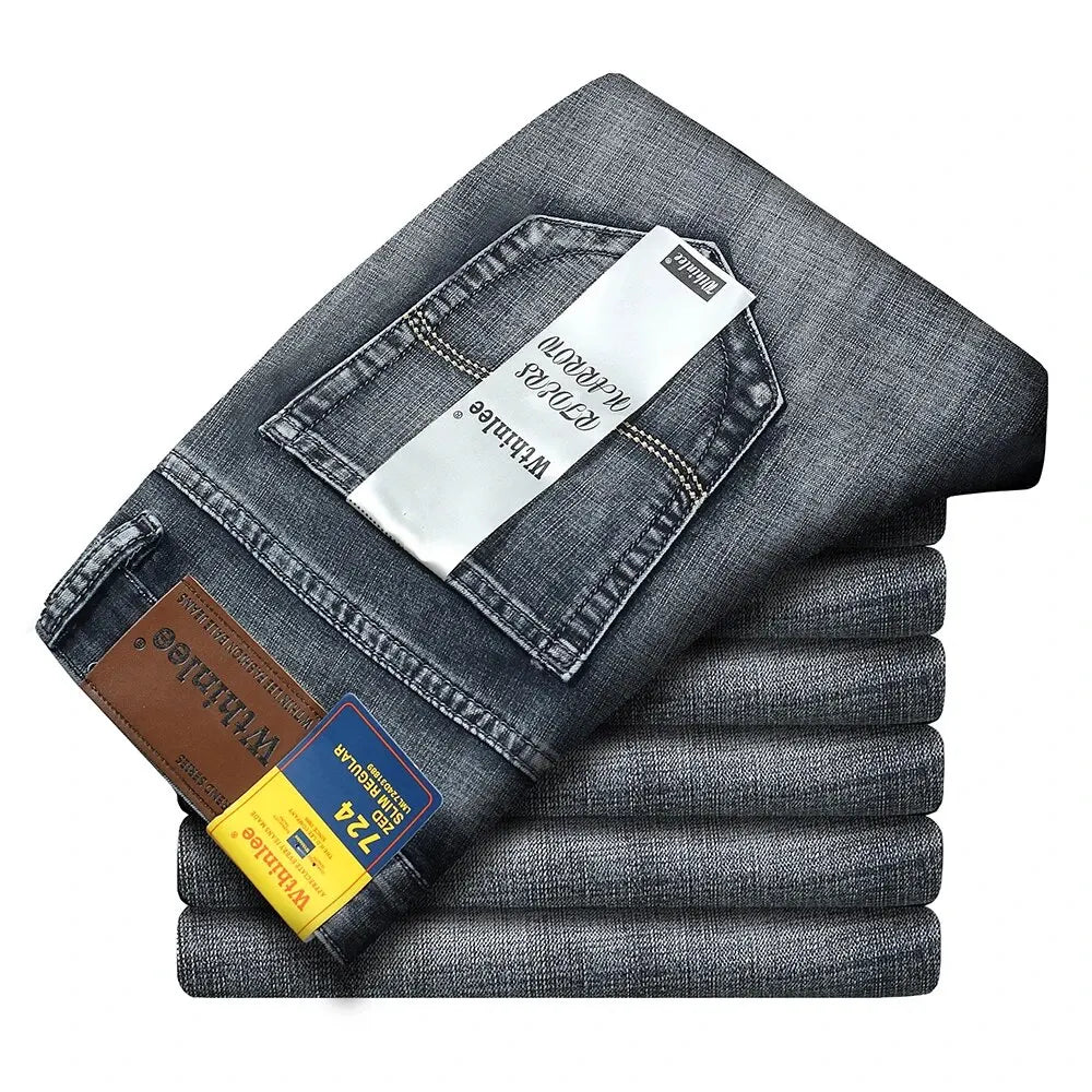 Wthinlee Men's Classic Stretch Denim Trousers ATHLEXES