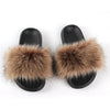 Luxury Faux Fur Slides for Women - Summer Comfort ATHLEXES
