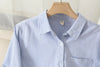 Autumn Chic Striped Cotton Oxford Shirt ATHLEXES