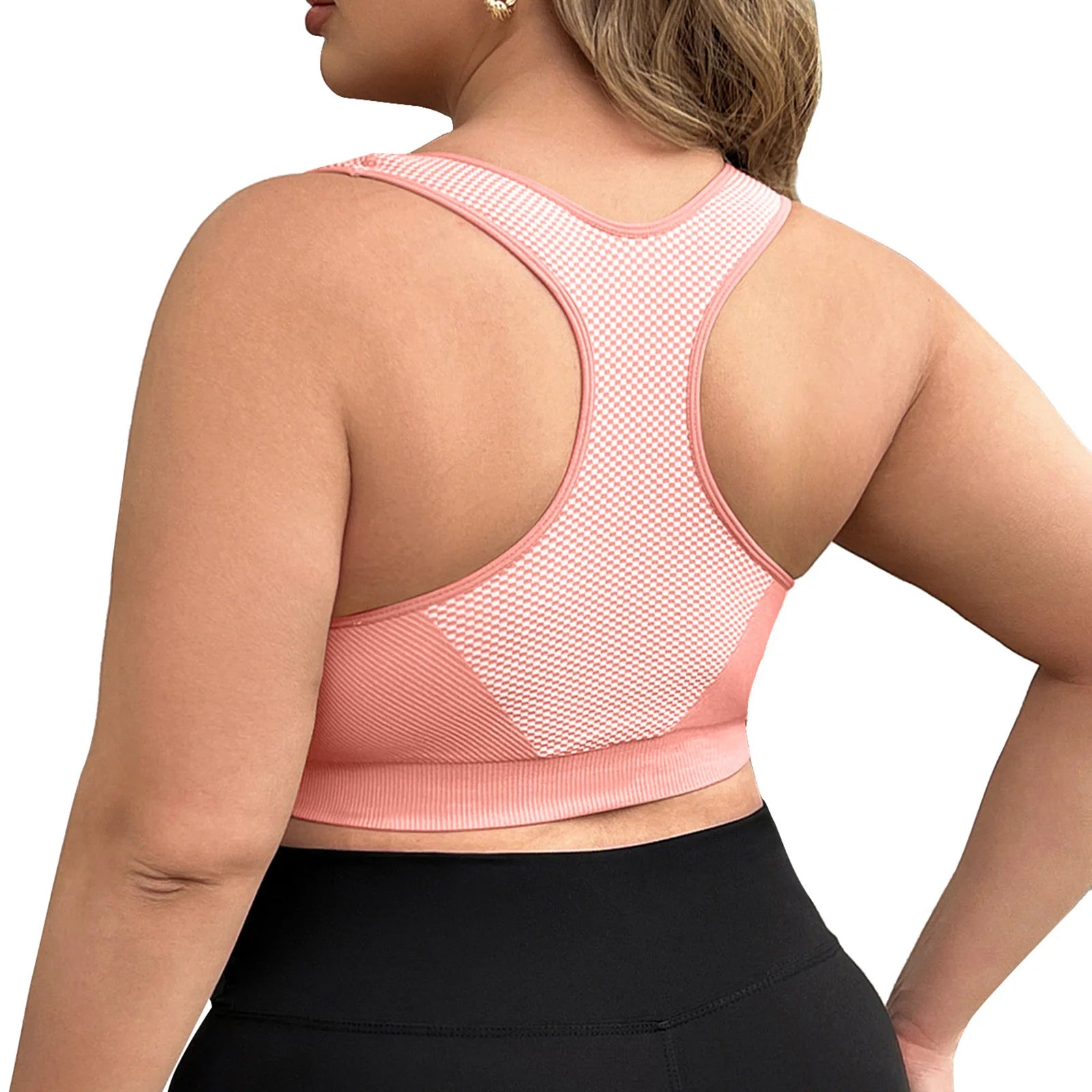 EliteFit Plus Size Seamless Yoga Bra ATHLEXES