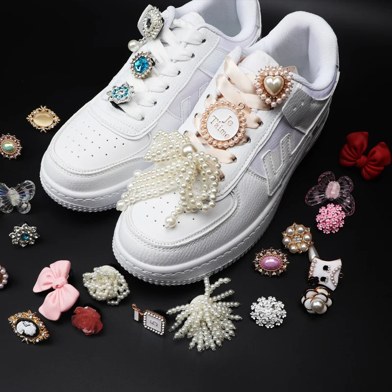 Chic Gemstone Shoe Charms for Sneakers Accessories ATHLEXES