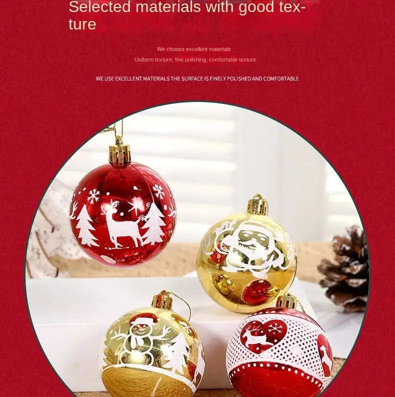 Festive 16pcs Christmas Ball Ornament Set ATHLEXES