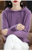 LuxCashmere Hooded Pullover for Women ATHLEXES