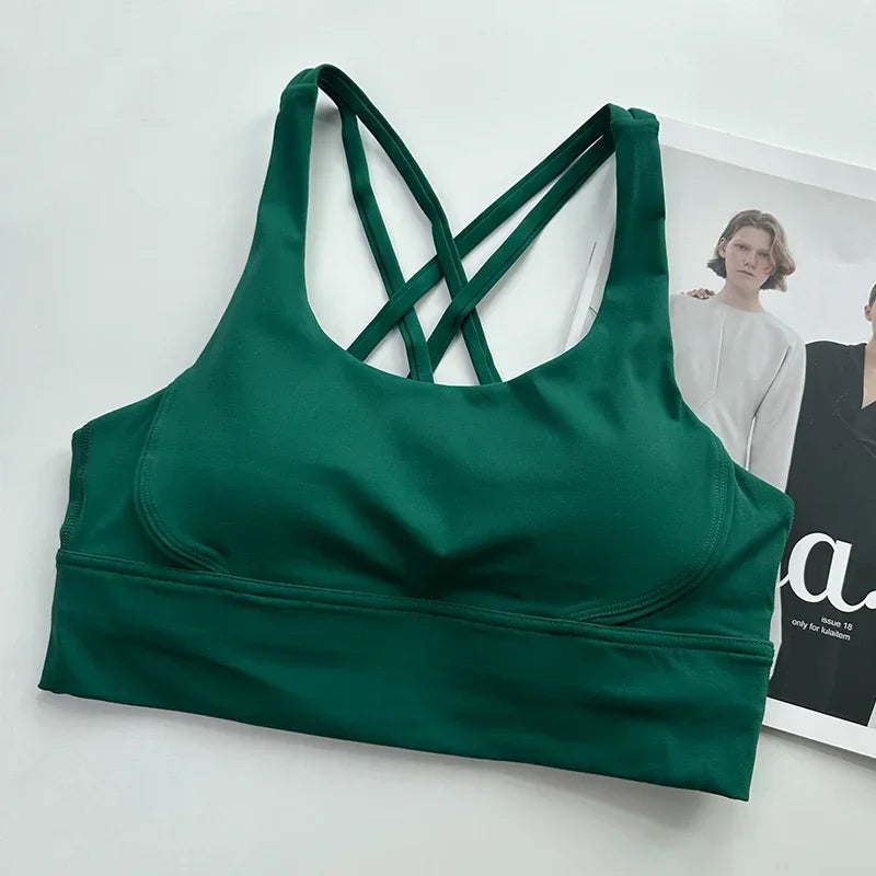 ActiveFit Cross Back Yoga Sports Bra ATHLEXES