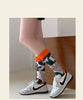 Colorful Cotton Women's Socks - Trendy Hedgehog & Sloth Designs ATHLEXES