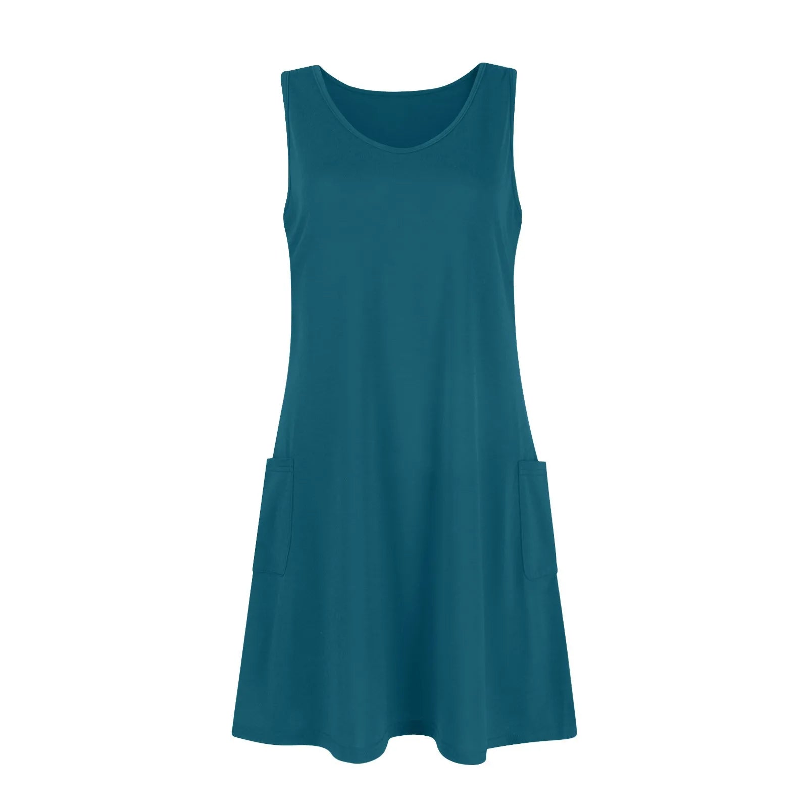 Summer Breeze Plus Size Pocket T-Shirt Dress ATHLEXES