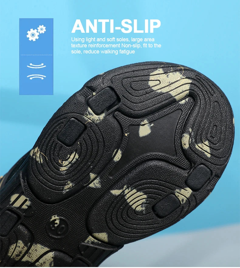 Trendy Kids Camouflage Beach Strap Sandals ATHLEXES
