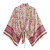 Happie Queens Boho Floral Kimono Bikini Cover-up ATHLEXES