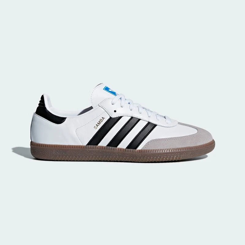 Adidas Samba OG men's and women's soft leather shoes, comfortable, non slip, wear-resistant low top board shoes, sports and leis ATHLEXES