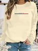 Chic Parisian Loose Fit Pullover Sweatshirt ATHLEXES