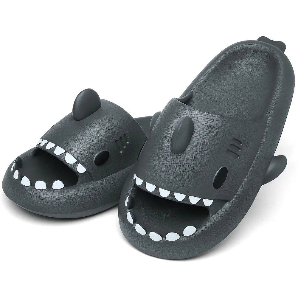 Kidmi Shark Slide Sandals for Beach and Pool ATHLEXES