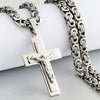 Divine Faith Stainless Steel Jesus Cross Necklace ATHLEXES
