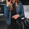ChicMoto Women's Faux Leather Biker Jacket ATHLEXES