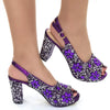 Venus Chan Green Crystal High Heel Wedding Sandals ATHLEXES