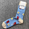 Happy Socks Men's Diamond Check Crew Socks for All Seasons ATHLEXES