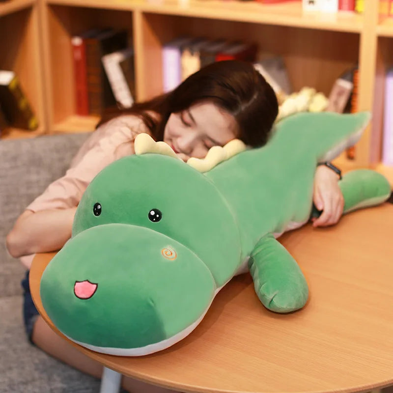 CuddleBuddy Dinosaur Plush Pillow Toy ATHLEXES