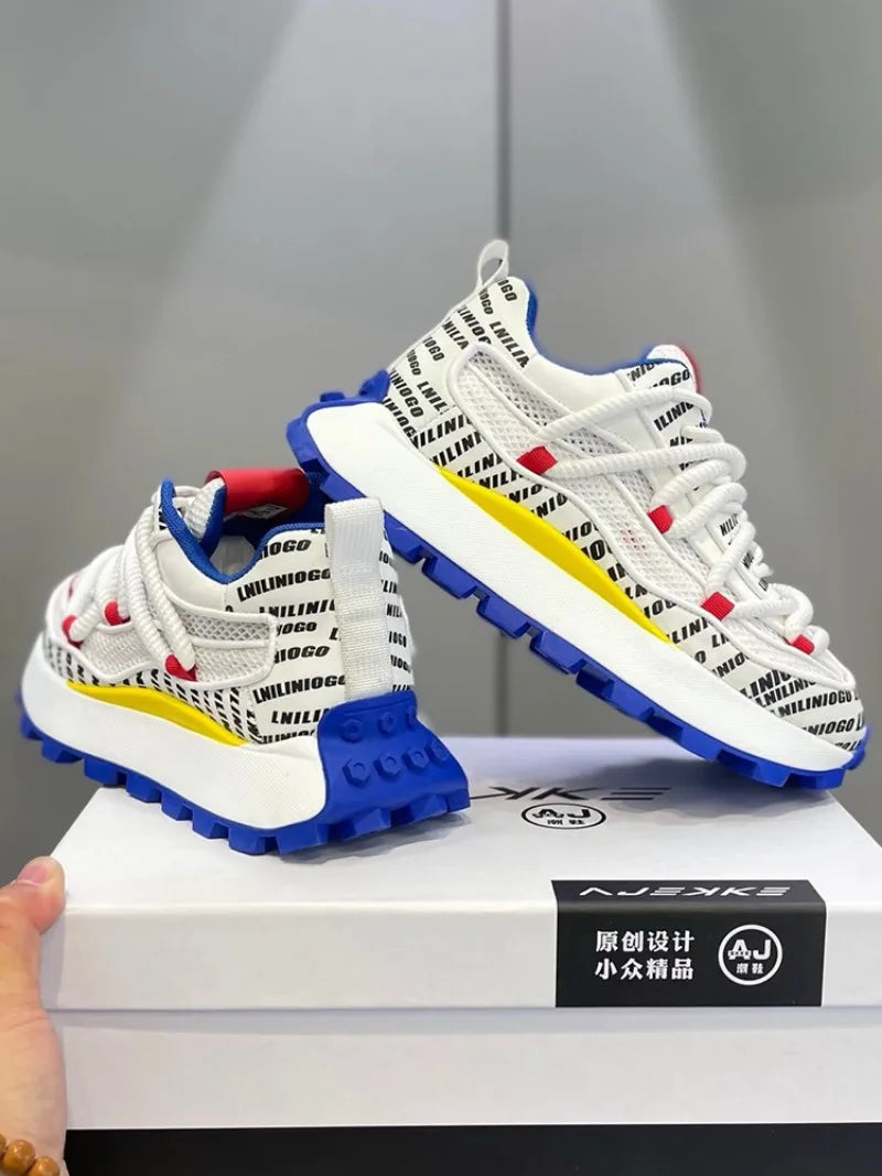 Elevate Comfort: Men's Chunky Designer Sneakers ATHLEXES
