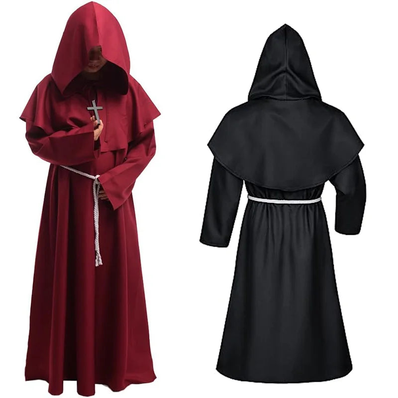 Enchanting Wizard Hooded Robe Costume for Halloween ATHLEXES