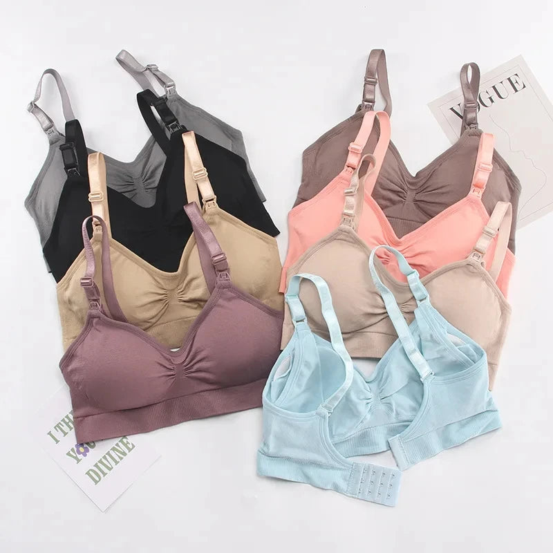 ComfortCotton Traceless Breastfeeding Bra for Moms ATHLEXES