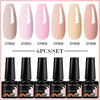 NailArt Pro 6pc UV Gel Polish Kit for Manicure ATHLEXES