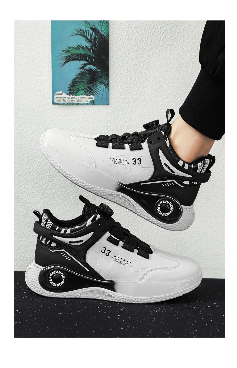 Comfy Rotating Buckle Mens Sneakers for Outdoor Adventures ATHLEXES