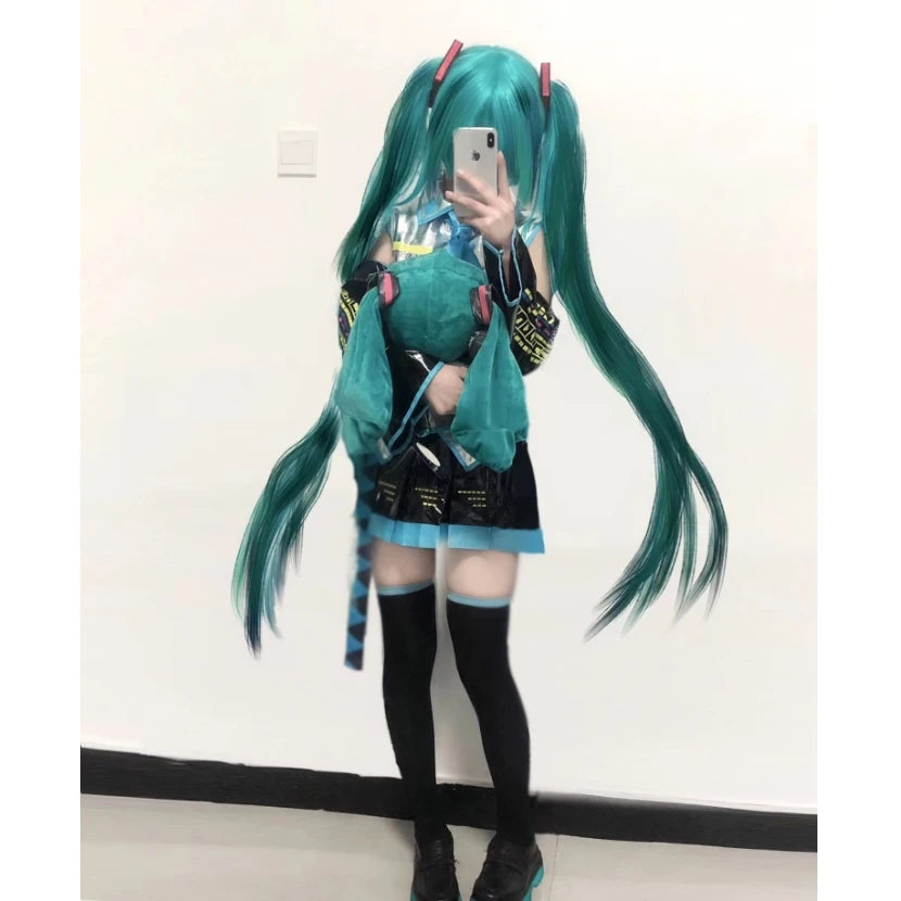 Hatsune Miku Full Cosplay Set with Wig and Skirt ATHLEXES