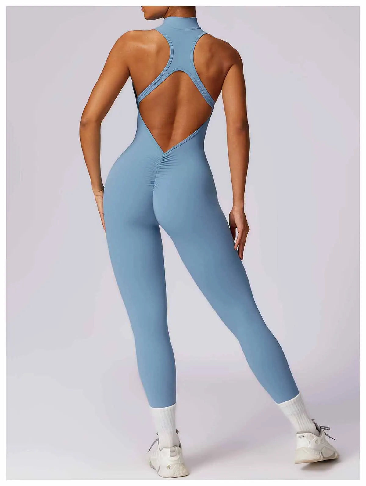 V-Back One-Piece Sports Jumpsuit ATHLEXES