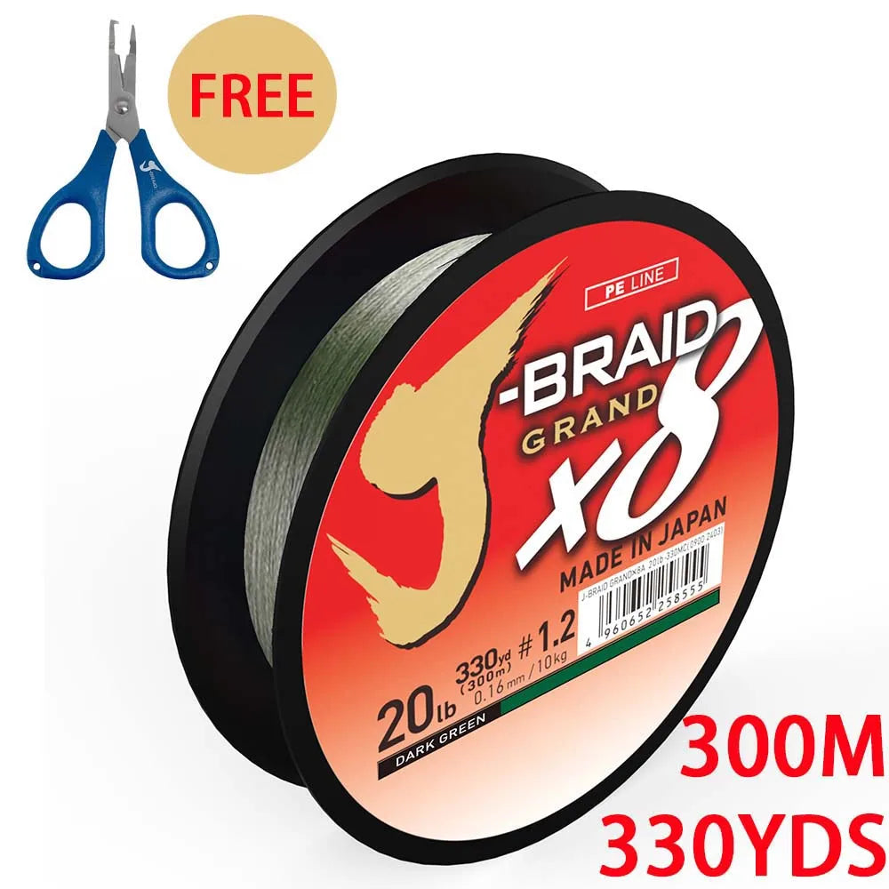 DaiwaJ-Braid Grand 8 Fishing Line 300m Japan Quality ATHLEXES
