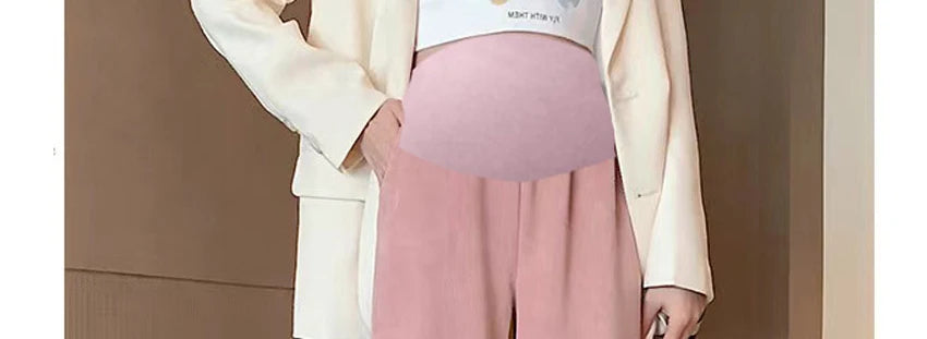 CozyBloom Maternity Corduroy Pants ATHLEXES