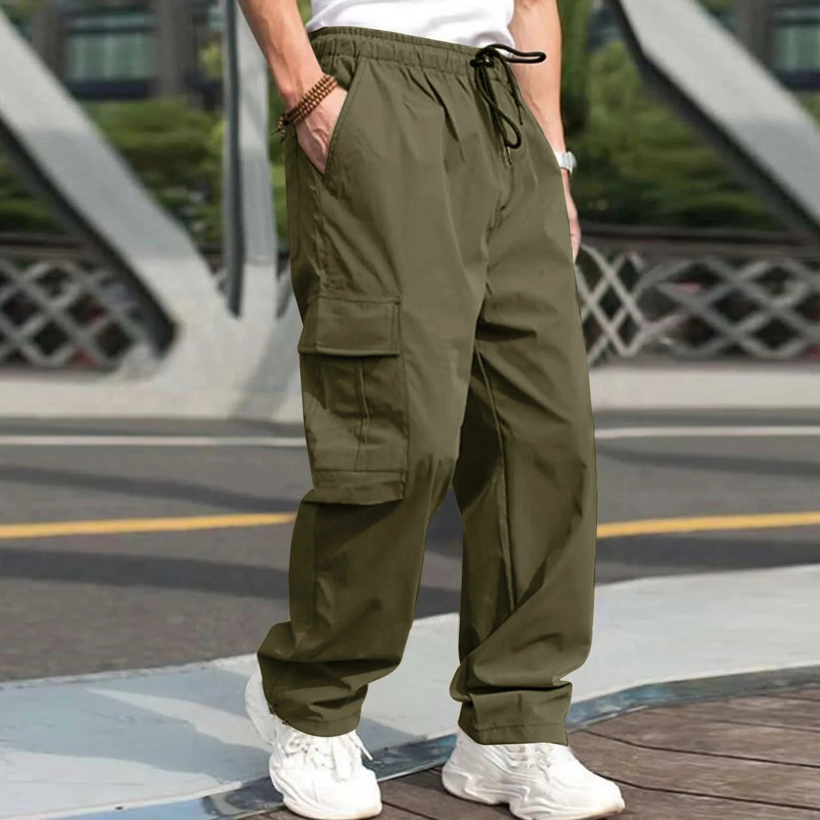 UrbanEase Casual Straight Pants for Men ATHLEXES