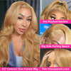 Honey Blonde Body Wave Lace Front Wig ATHLEXES