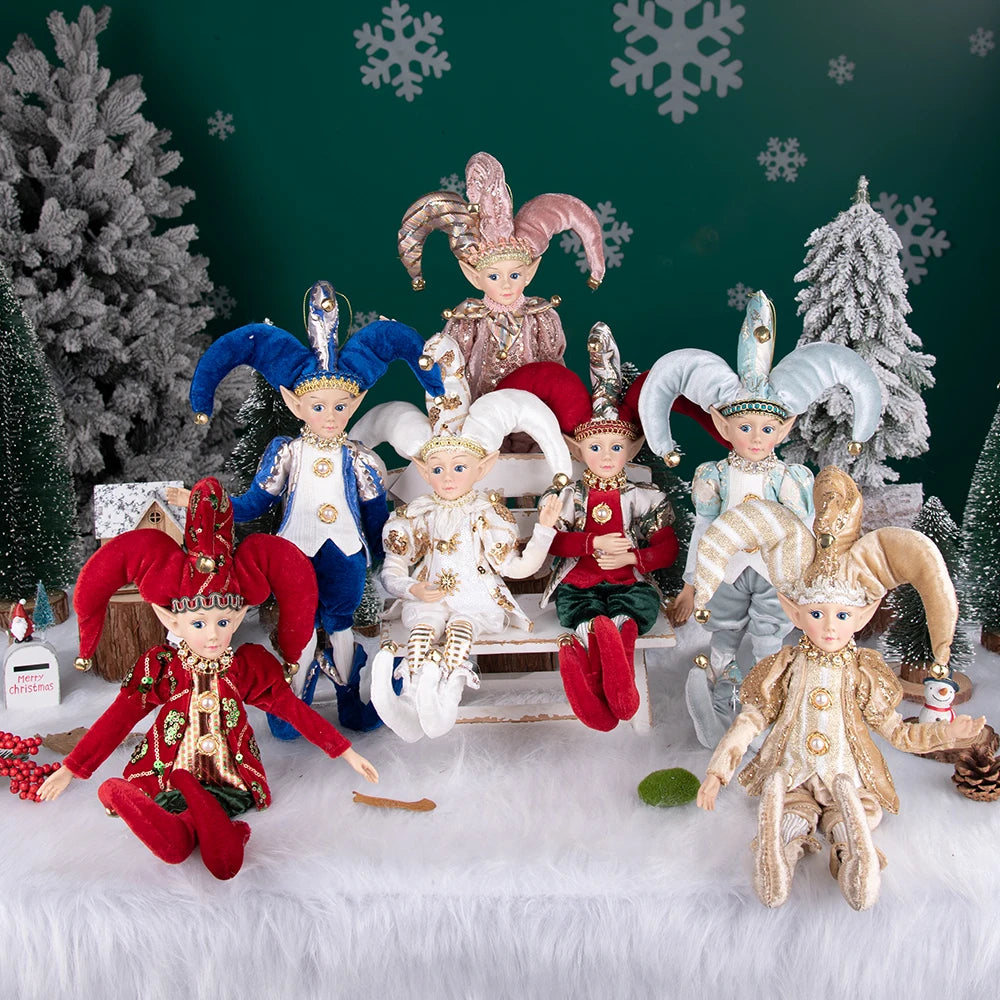 Festive Elf Plush Doll: Christmas Tree Ornament Gift ATHLEXES