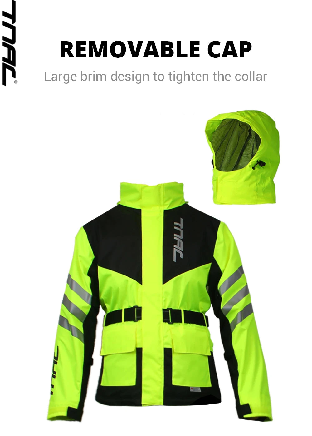 Reflective Waterproof Motorcycle Raincoat Suit ATHLEXES