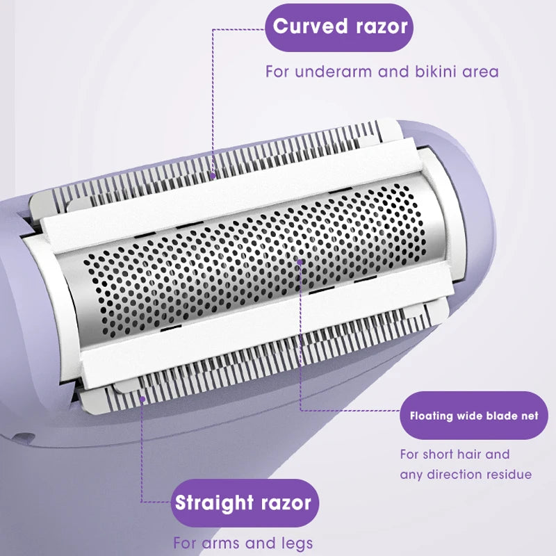 RESUXI 3 in 1 Women's Electric Hair Trimmer ATHLEXES