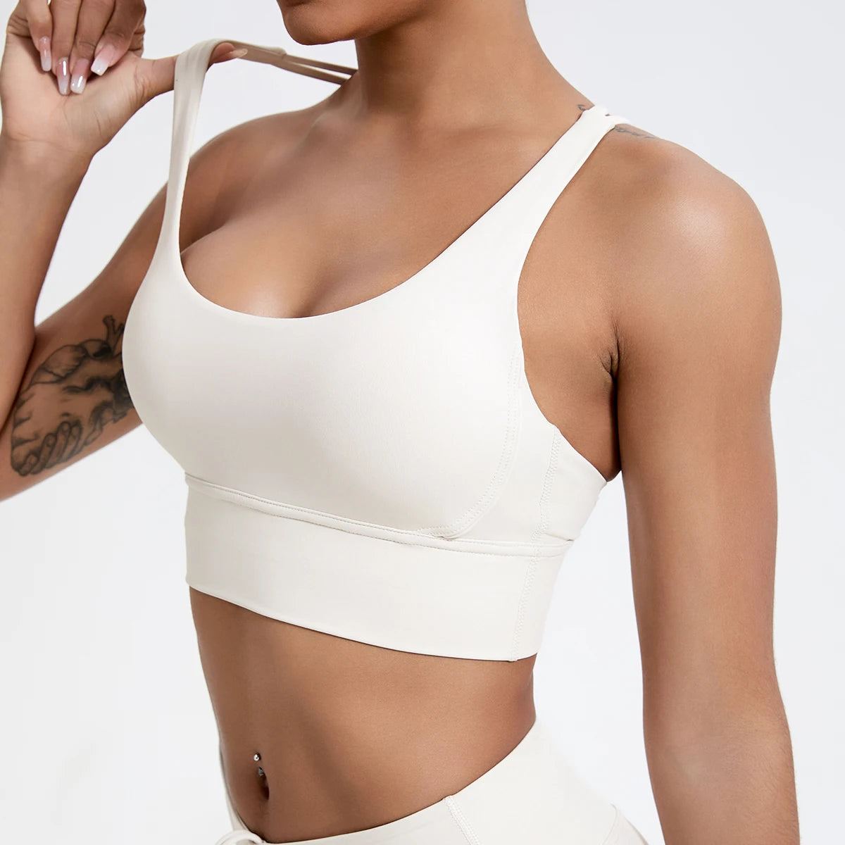 EliteFit Cross Back Sports Bra for Women ATHLEXES