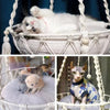 New Pet Hammock Cat Swing Hand Woven Cotton Rope Cats Hanging Basket  Kitten Hanging String Den Indoor Pend Nest Pets Supplies ATHLEXES