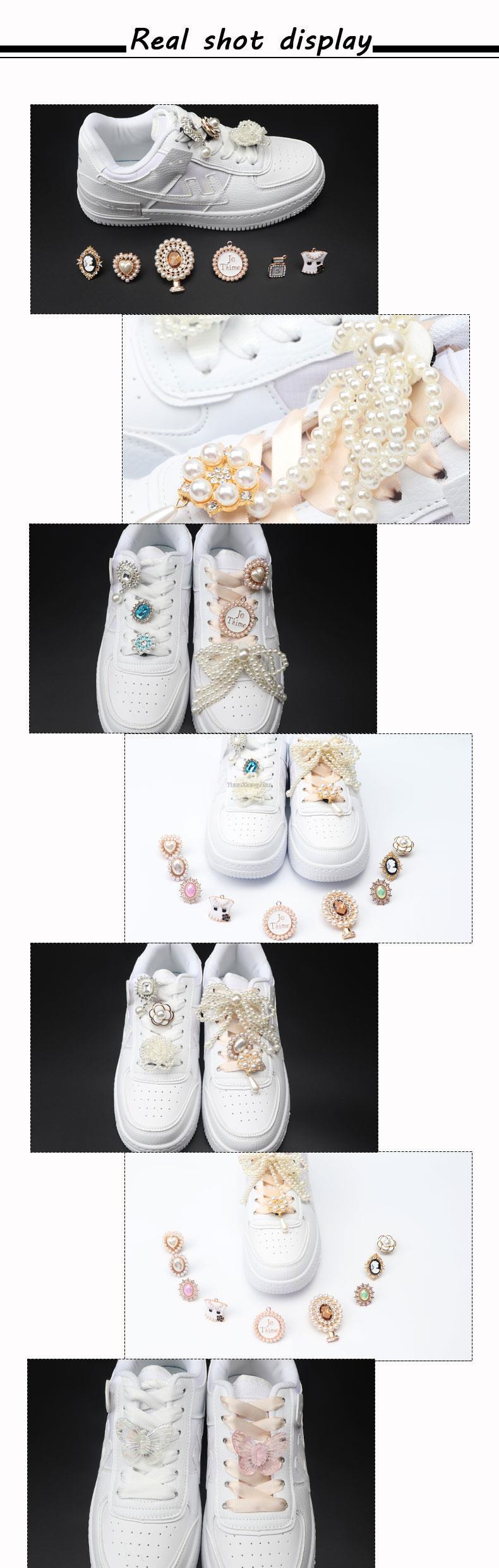 Chic Gemstone Shoe Charms for Sneakers Accessories ATHLEXES
