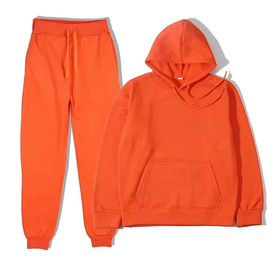 CozyFleece Unisex Hoodie and Pants Set ATHLEXES