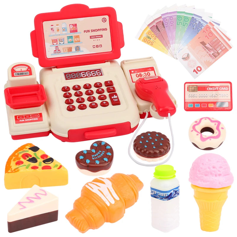 Supermarket Cashier Electronic Game Toy Set ATHLEXES