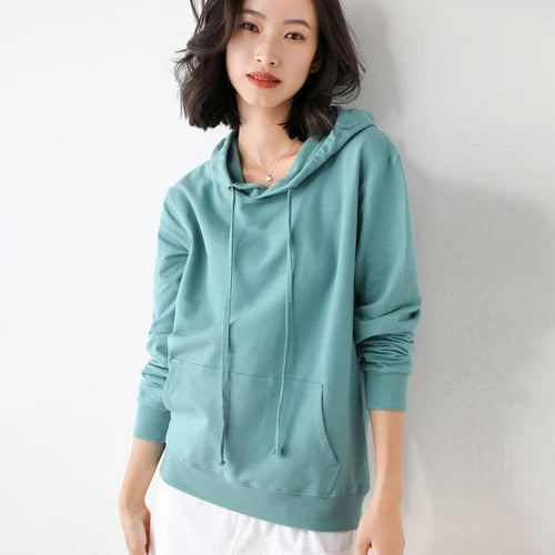 CozyCotton Loose Fit Hoodie for Women ATHLEXES