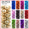 Charming 24pcs Mini Christmas Ball Ornaments Set ATHLEXES