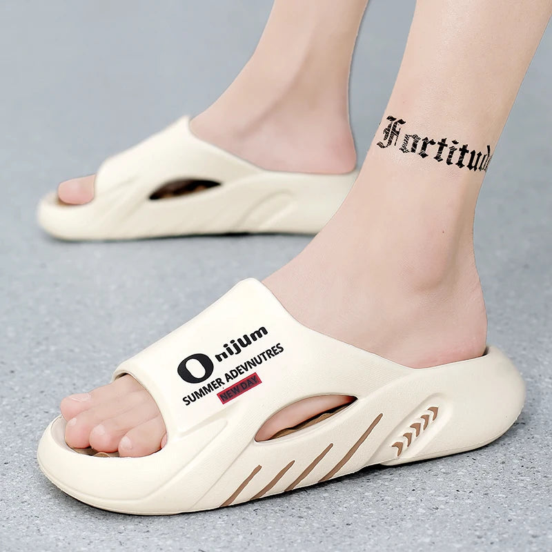 Luxury Comfort Men's Massage Slide Sandals 2024 ATHLEXES